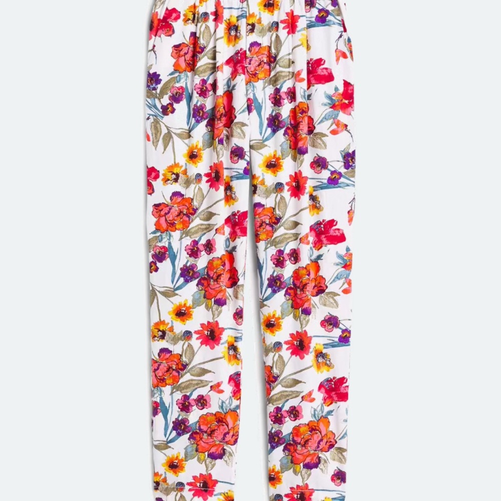 Floral Print Pants